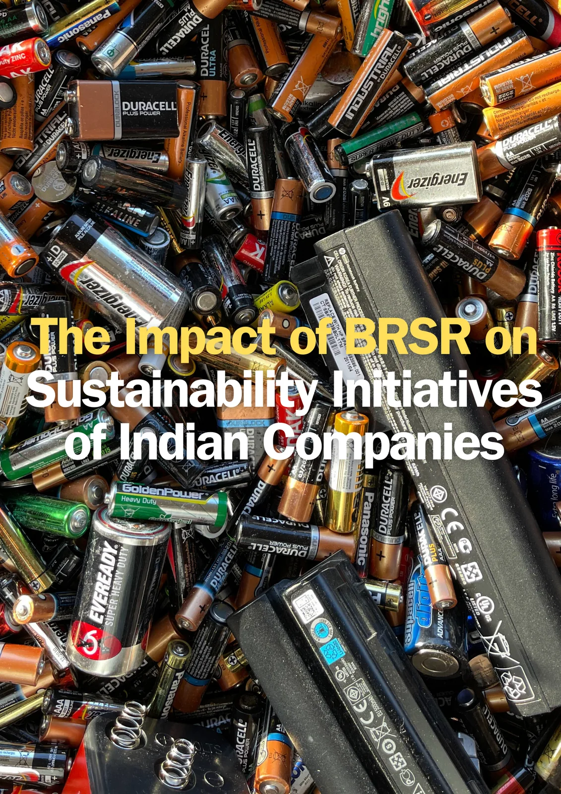 The Impact of BRSR on Sustainability Initiatives of Indian Companies report cover